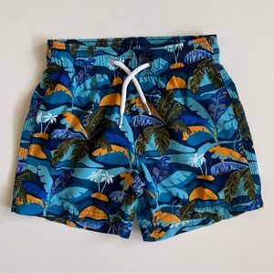 Sundek Boy’s Safari Print Board Shorts - Marine - Size 4
